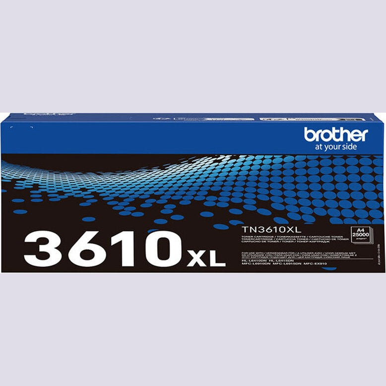 Brother Toner TN3610XL Tonerkartusche Schwarz für Original Brother Laserdrucker (Hohe Ergiebigkeit)