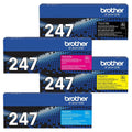 Brother Toner TN247 Multipack Tonerkartusche Cyan, Magenta, Gelb, Schwarz für Original Brother Laserdrucker (TN247C / TN247M / TN247Y / TN247BK)